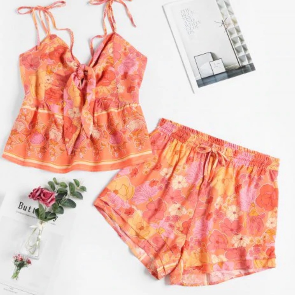 Zaful Floral Shorts NWT